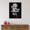 Plant Life White on Black II by Danielle Carson Canvas Wall Art Print Framed